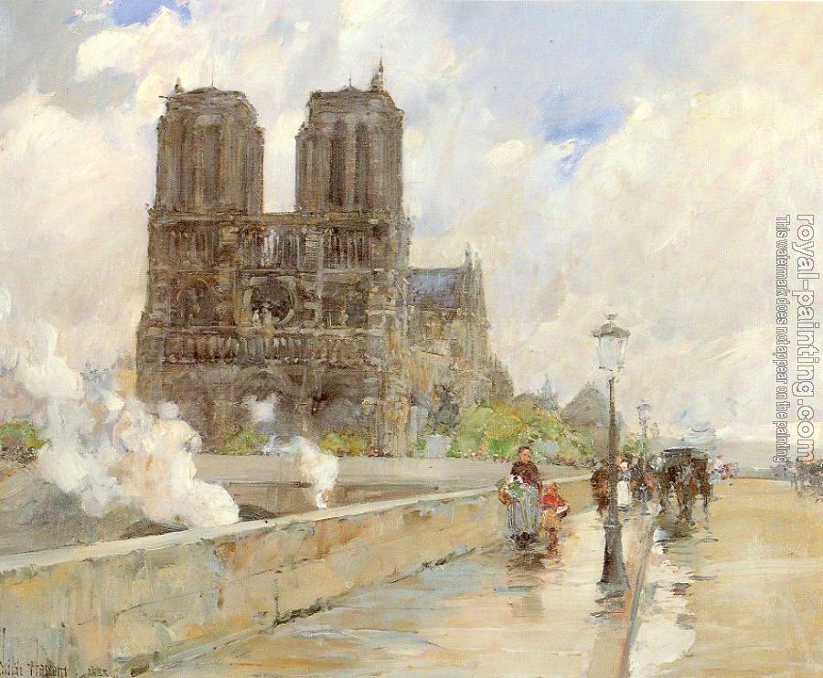 Childe Hassam : Notre Dame Cathedral